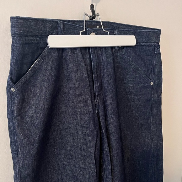 Banana Republic BR Jeans Slouch Straight Dark Wash Denim Zip Closure Women’s 29 - Picture 2 of 14